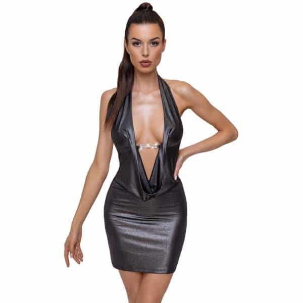 Cottelli Collection - Party Dress - Strass - Zilver