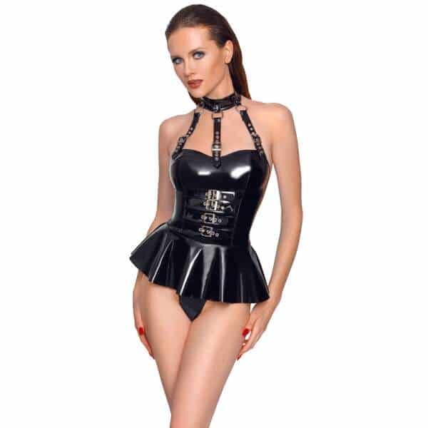 Black Level - Body - Rokje - Gespen - Collar - Lak - Zwart