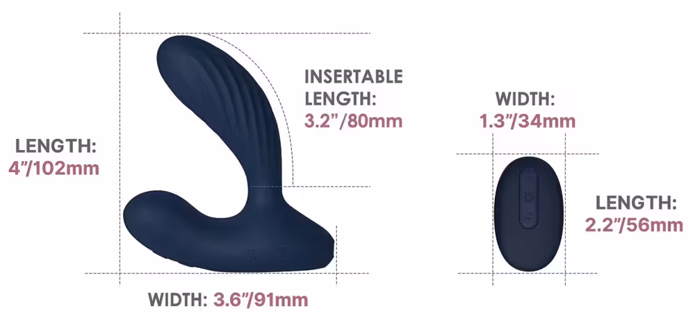 Vick Neo 2 - Verwarmde Prostaat Vibrator met App en Remote Control - Svakom - Afbeelding 6