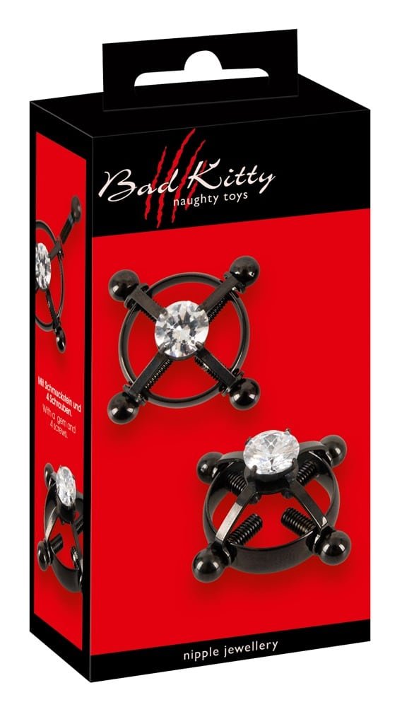 Bad Kitty - Tepelklemmen - Verstelbaar - Strass - Afbeelding 4