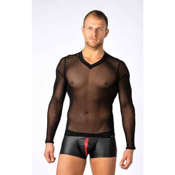 Benno Von Stein - Stylan Shirt - Nauwsluitend - Gaas - Zwart