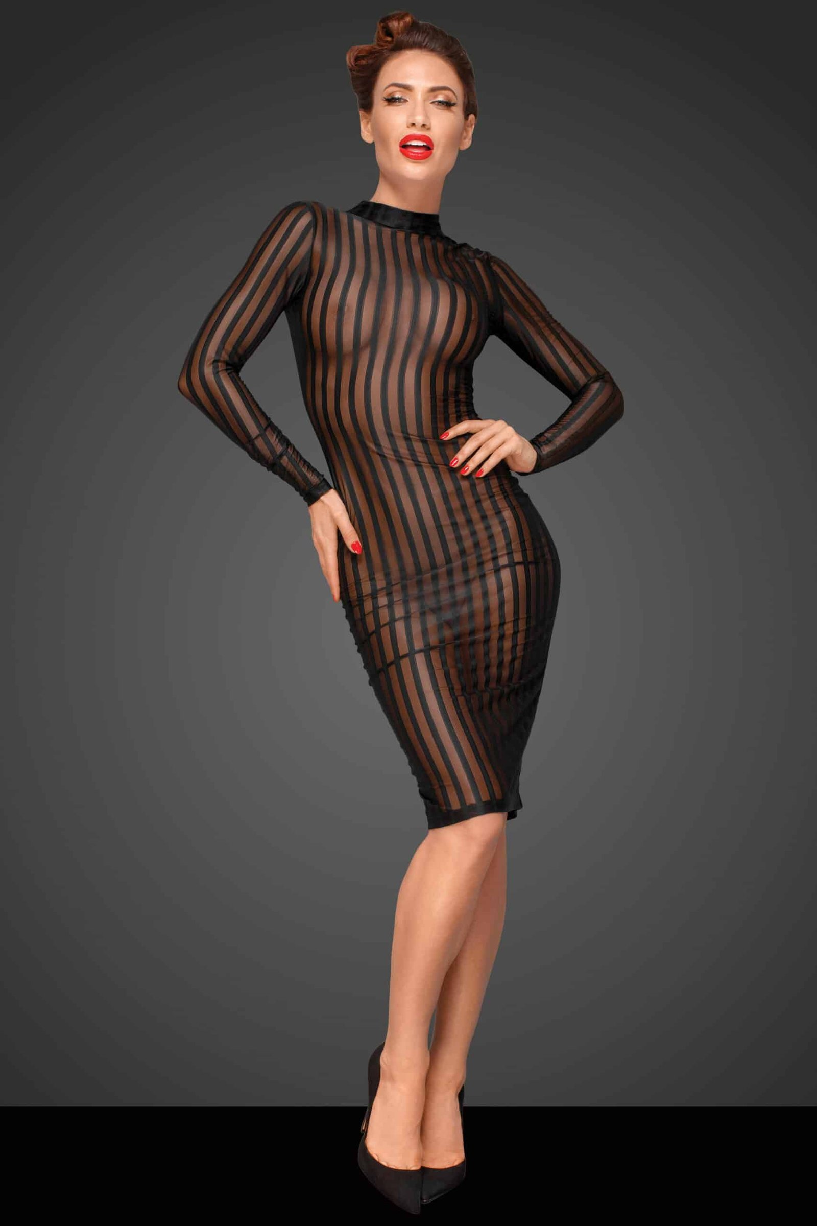 Noir Handmade Tule Jurk Classy - Afbeelding 2