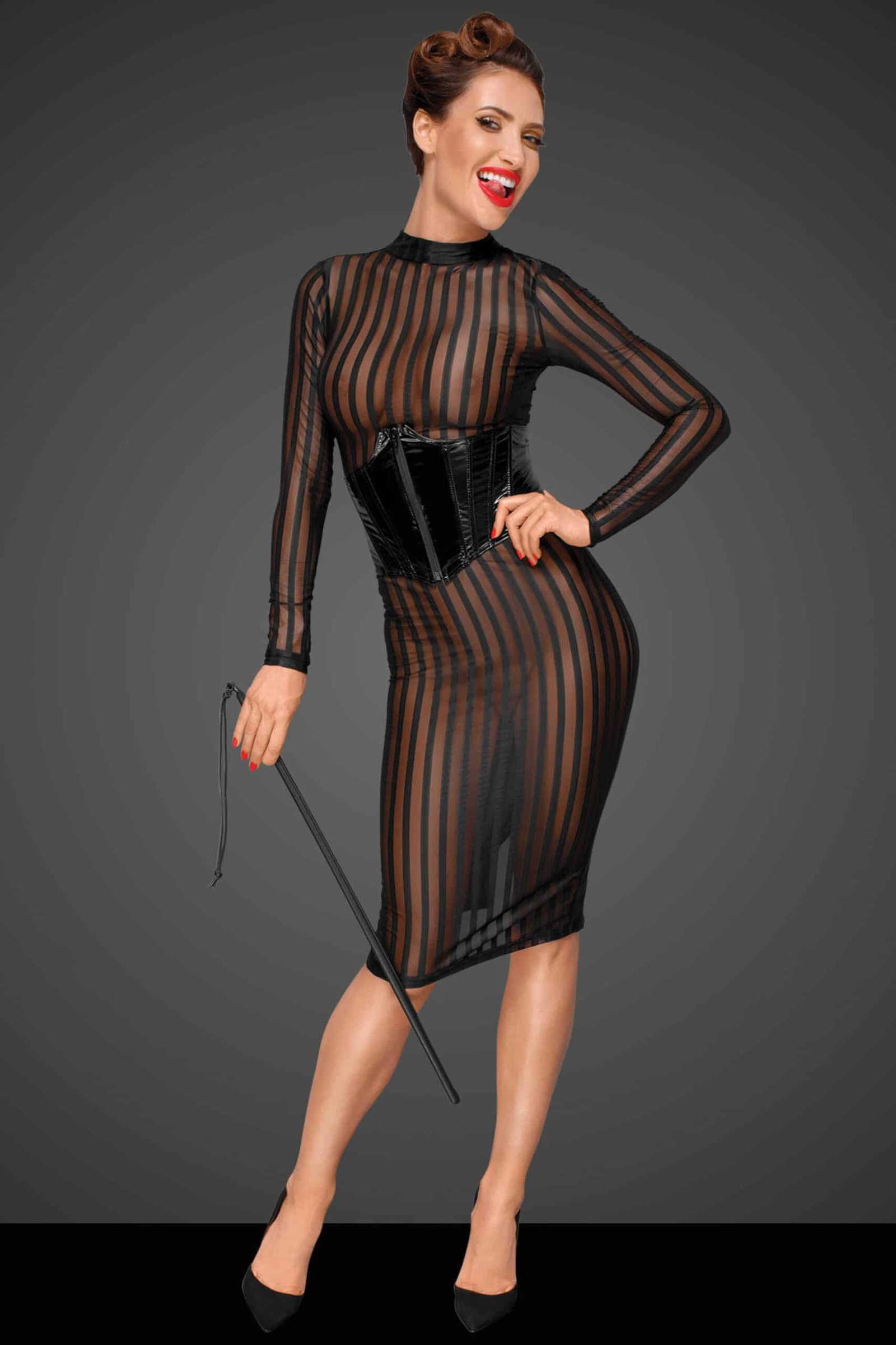 Noir Handmade Tule Jurk Classy - Afbeelding 4