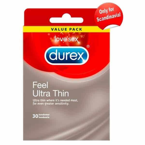 Durex - Feel Ultra Thin Condooms Value Pack - 30 stuks