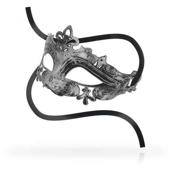 Ohmama - Venetian Style - Masker - PVC - Zilver