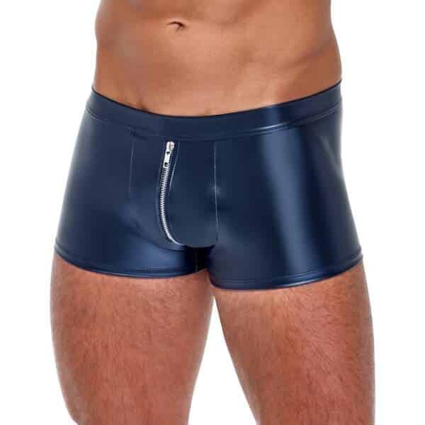 NEK - Short - Rits - Metallic - Blauw