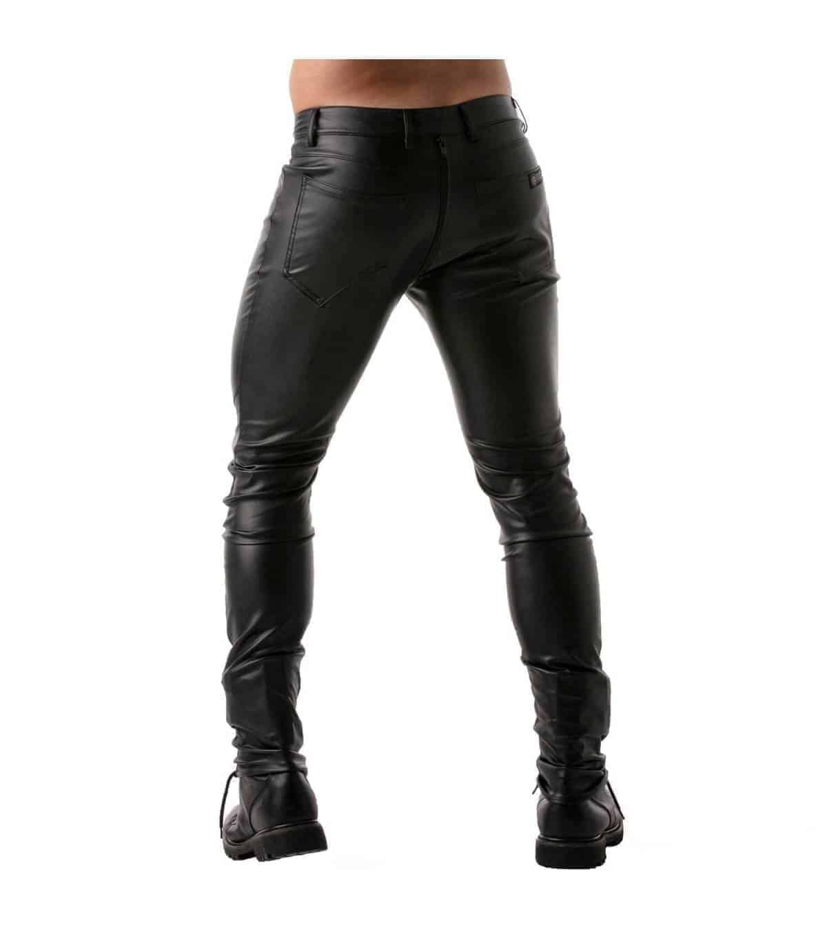 TOF PARIS - Fetish Pants - Full Zip - PU-leer - Zwart - Afbeelding 3