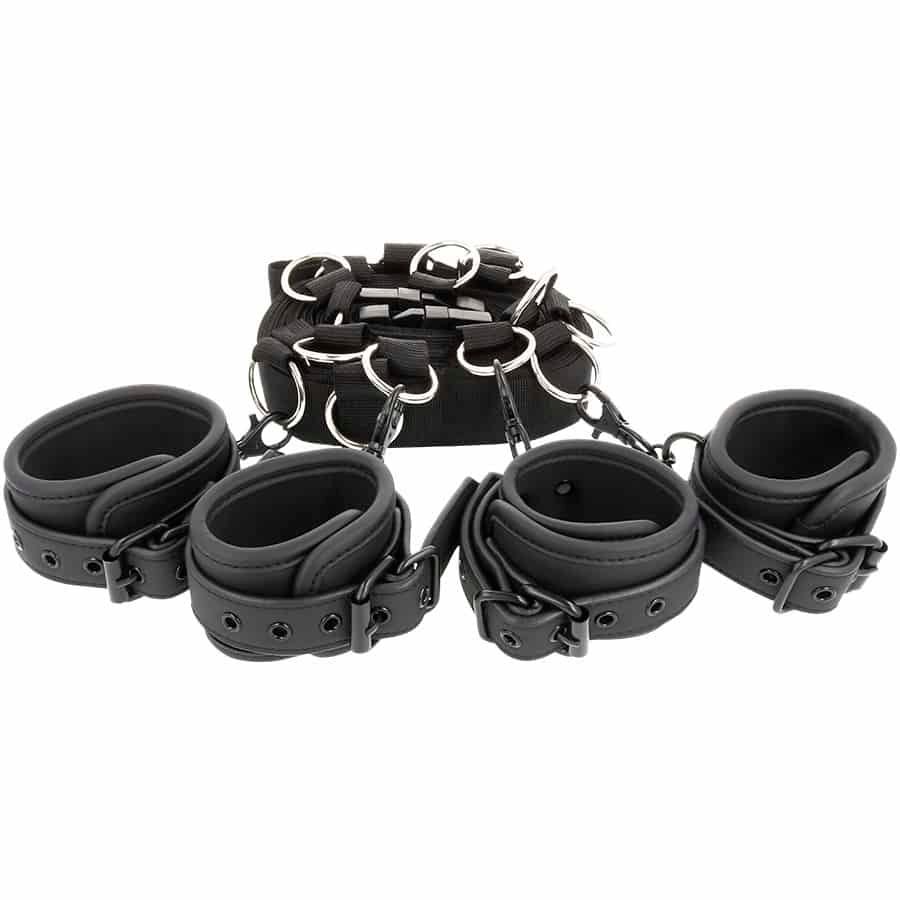 Bed Binding Set Verstelbaar - Fetish Submissive
