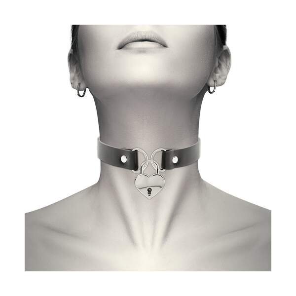 Choker Coquette met Hart met Slotje