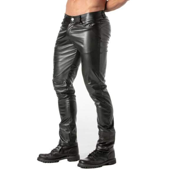 TOF PARIS - Fetish Pants - 4-Pocket - PU-leer - Zwart