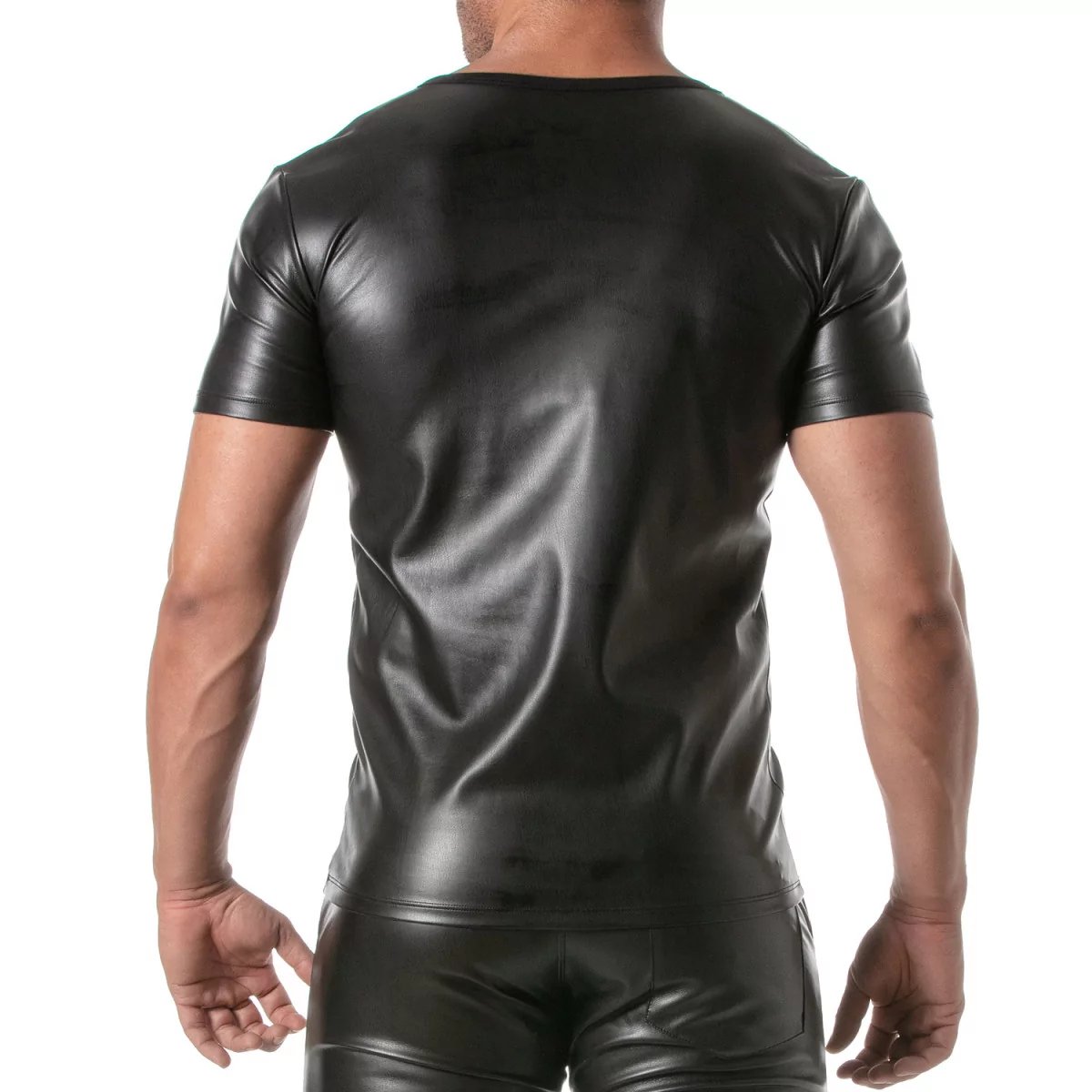 TOF PARIS - Kinky T-Shirt - PU-leer - Zwart - Afbeelding 3