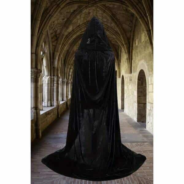 Cape Specialist - Cape - Capuchon - Velours - Zwart Maat M