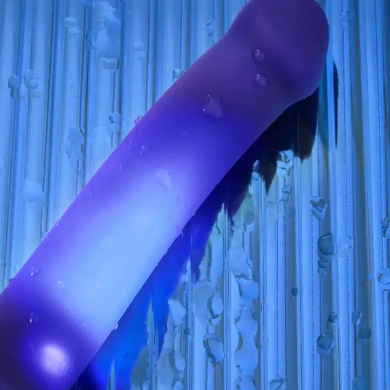 Strap-On-Me - Glow in the Dark Dildo met 6 Lichtstanden - Afbeelding 3