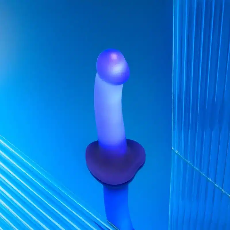 Strap-On-Me - Glow in the Dark Dildo met 6 Lichtstanden - Afbeelding 2