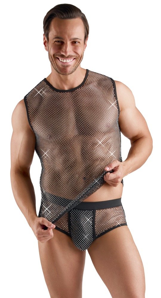 Visnet Shirt met Strass - Svenjoyment - Afbeelding 4