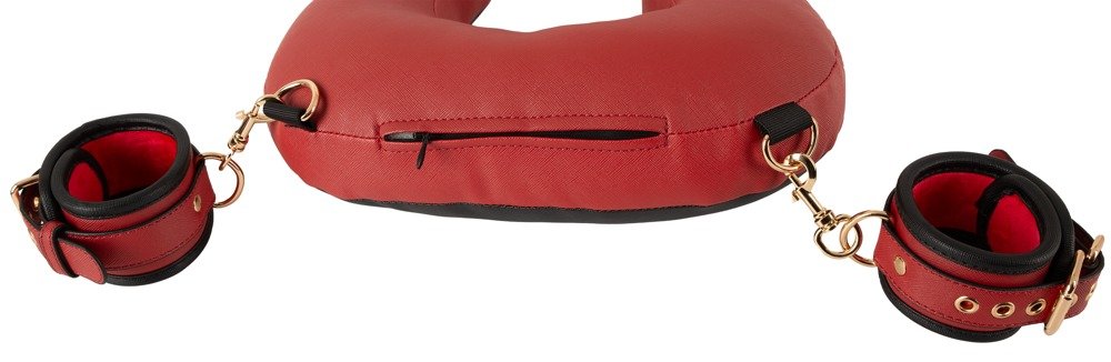 Dijbeen Restraint met Handboeien en Kussen – Bad Kitty - Afbeelding 6