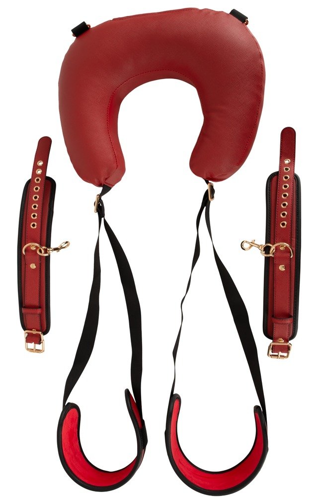 Dijbeen Restraint met Handboeien en Kussen – Bad Kitty - Afbeelding 10