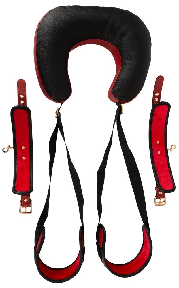 Dijbeen Restraint met Handboeien en Kussen – Bad Kitty - Afbeelding 9