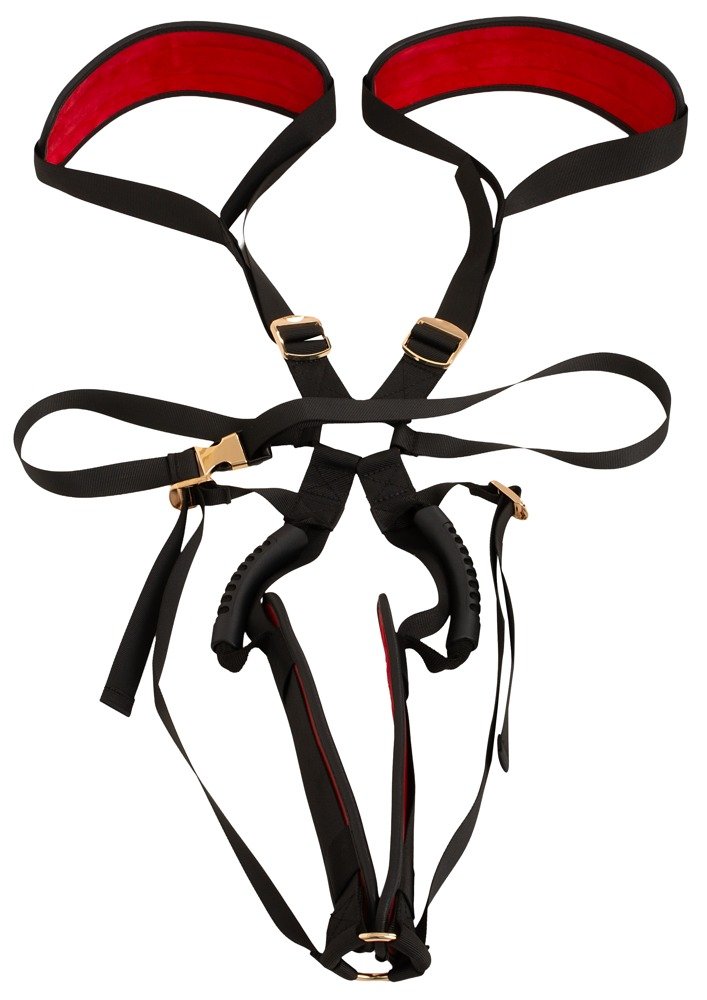 Sex Swing Body Harnas met Padding en Handgrepen – Bad Kitty - Afbeelding 3