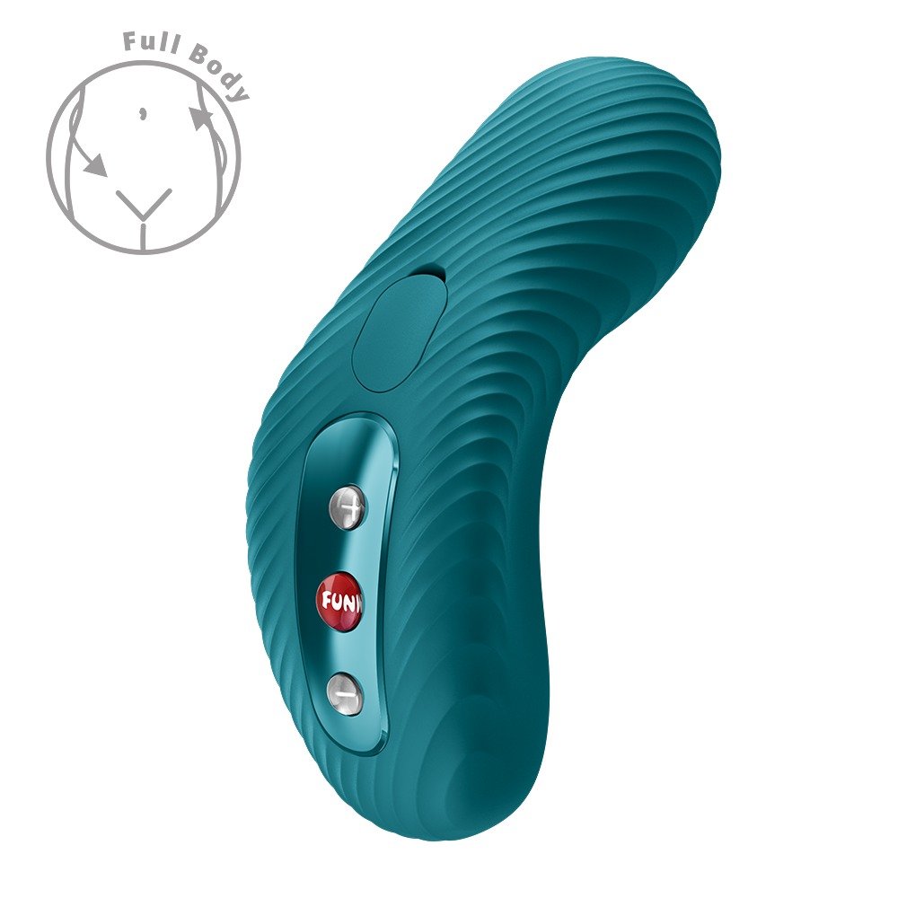 Opleg Vibrator met Kloppend Effect - LAYA III Petrol - Fun Factory - Afbeelding 5