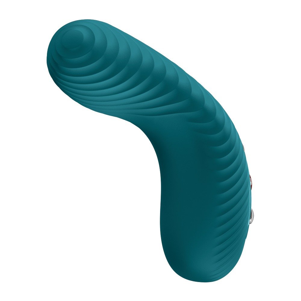 Opleg Vibrator met Kloppend Effect - LAYA III Petrol - Fun Factory - Afbeelding 3