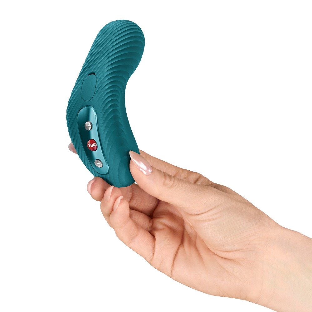 Opleg Vibrator met Kloppend Effect - LAYA III Petrol - Fun Factory