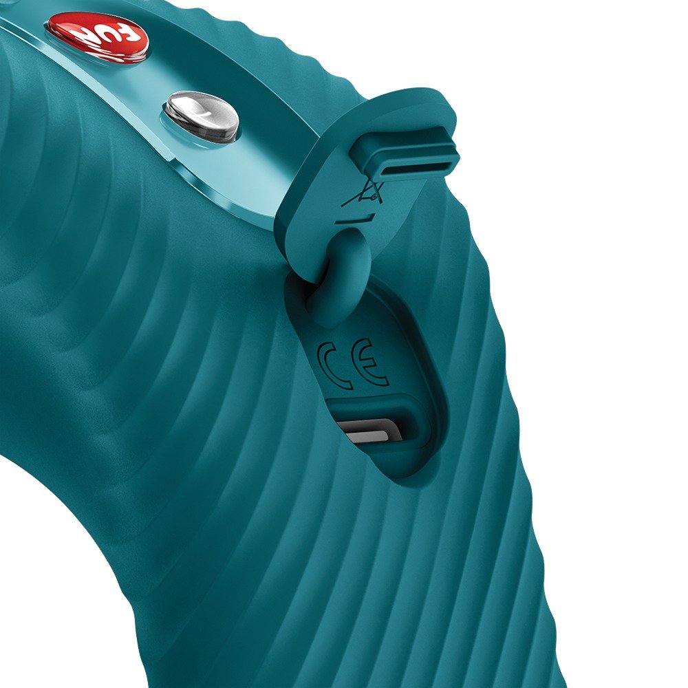 Opleg Vibrator met Kloppend Effect - LAYA III Petrol - Fun Factory - Afbeelding 2