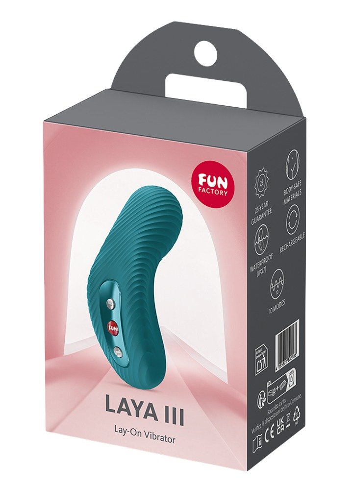 Opleg Vibrator met Kloppend Effect - LAYA III Petrol - Fun Factory - Afbeelding 7