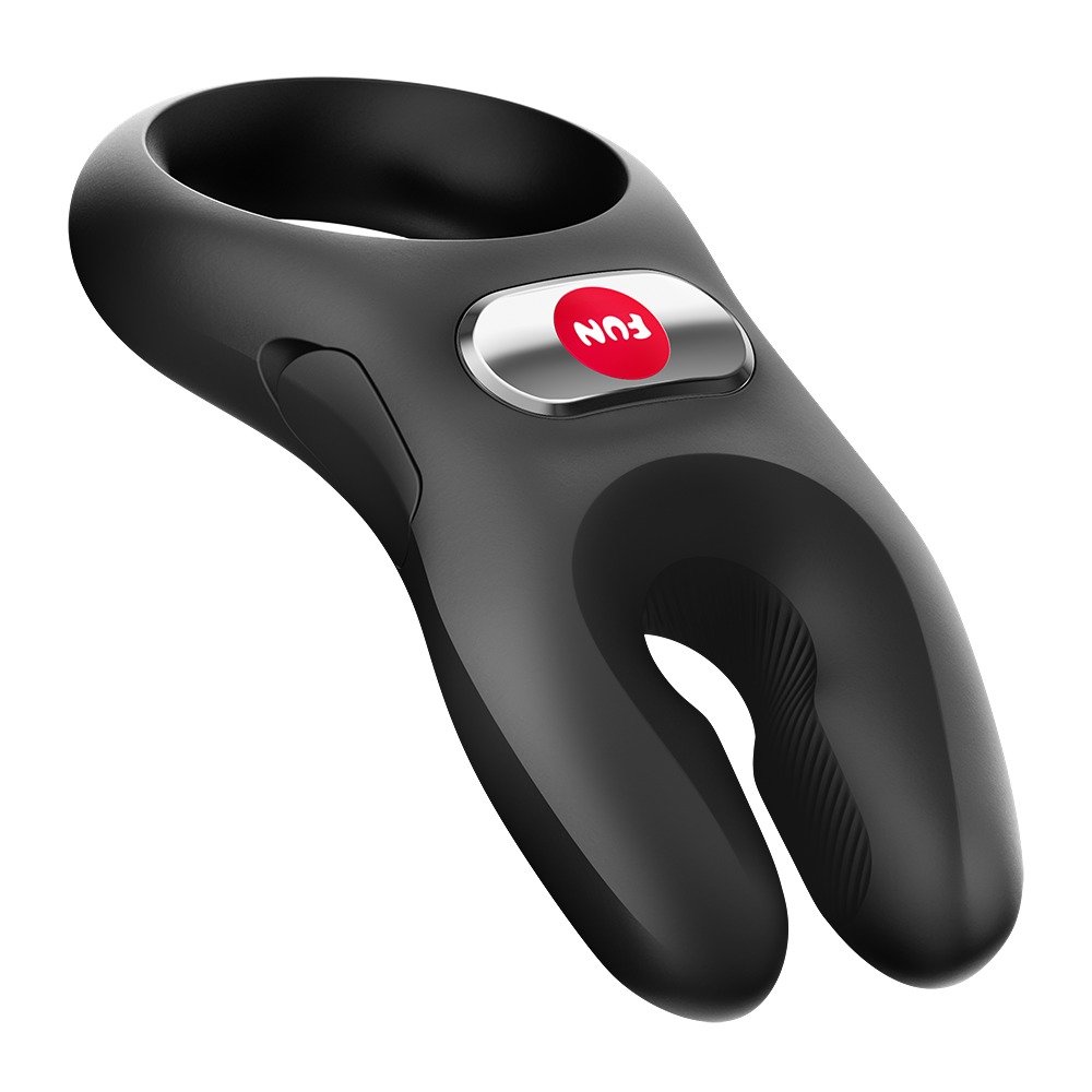 Vibrerende Cockring met 2 Vingers Zwart NOS PRO - Fun Factory - Afbeelding 7