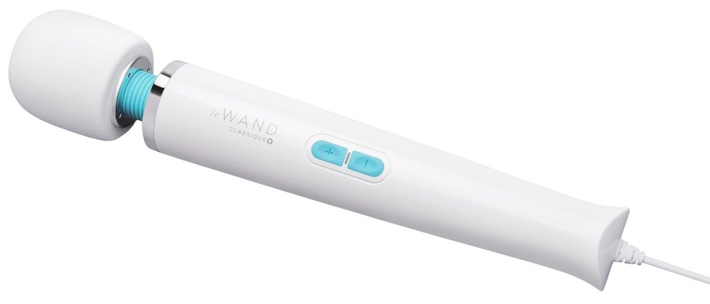 Le Wand Witte Vibrator Plug-in met Snoer - Afbeelding 3