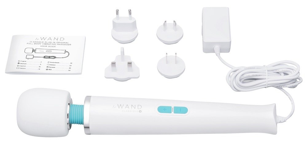 Le Wand Witte Vibrator Plug-in met Snoer - Afbeelding 6
