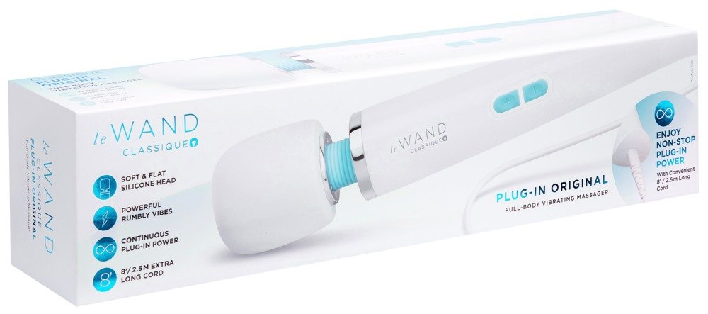 Le Wand Witte Vibrator Plug-in met Snoer - Afbeelding 5