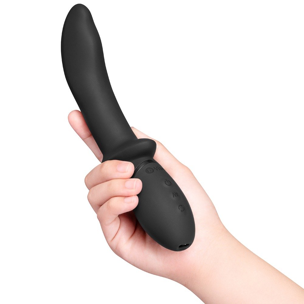 Rimming P-Spot Vibrator met Roterende Kralen - b-Vibe