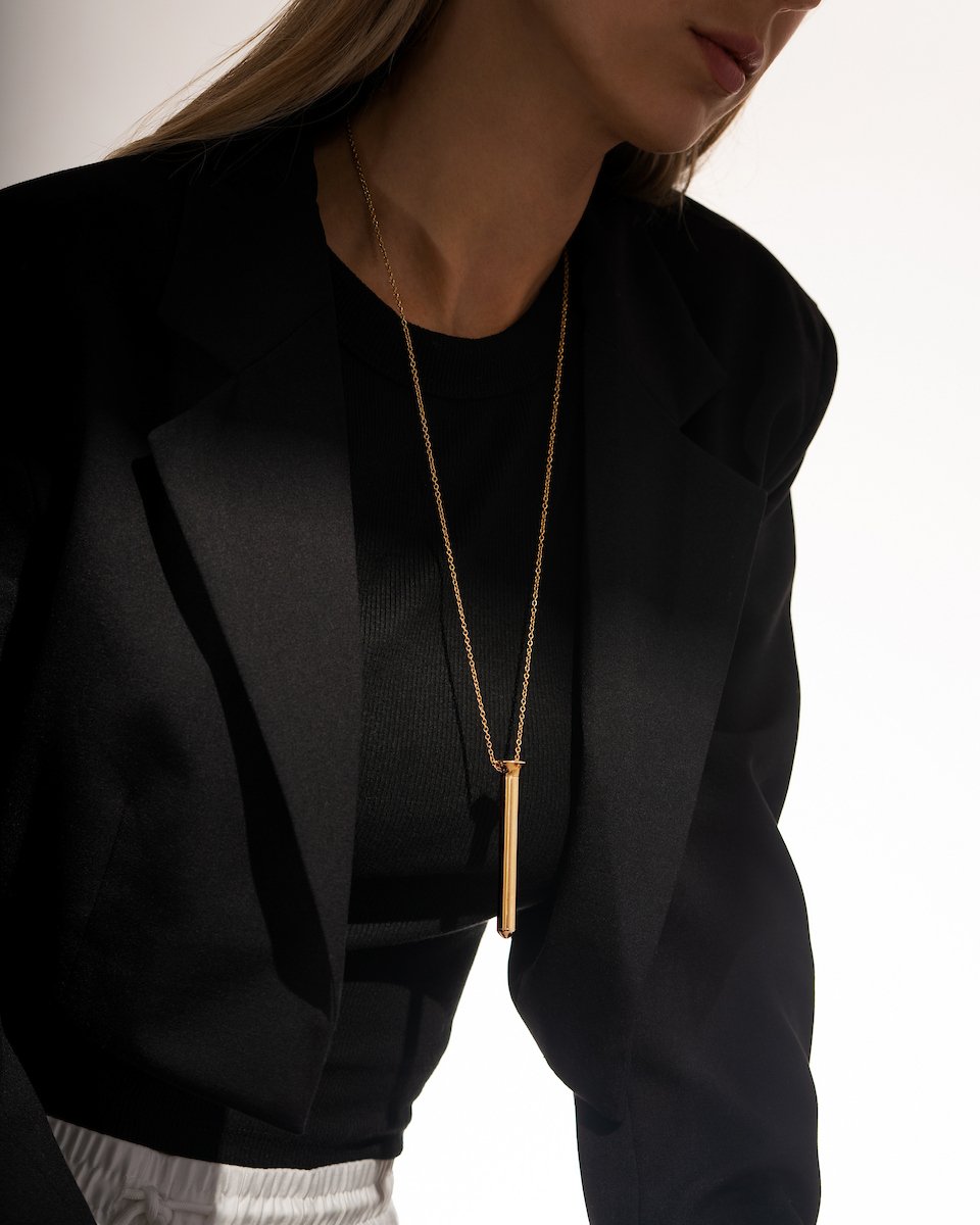Vibrator Sieraad aan Ketting - Vesper Mini Zilver- Crave