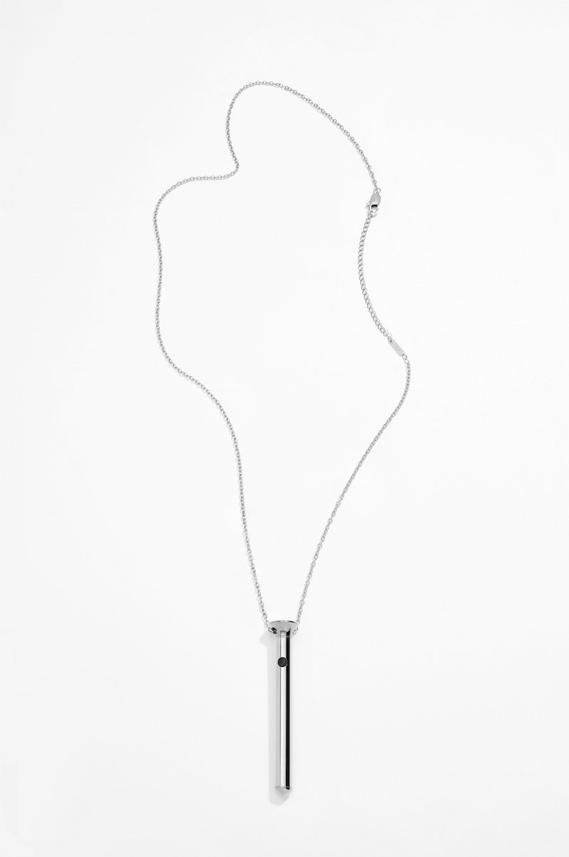 Vibrator Sieraad aan Ketting - Vesper Mini Zilver- Crave - Afbeelding 2