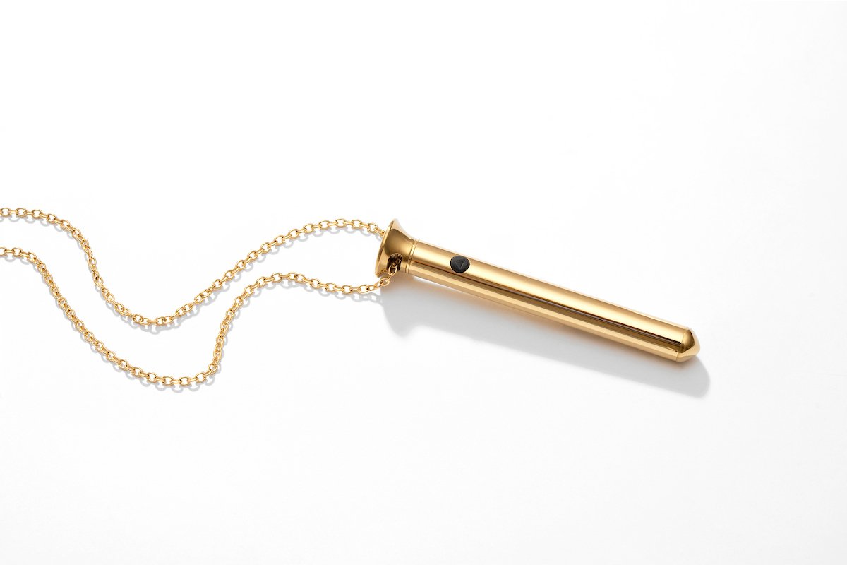Vibrator Sieraad aan Ketting - Vesper Mini 24KT Goldplated - Crave - Afbeelding 7