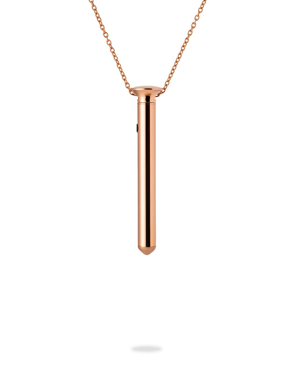 Vibrator Sieraad aan Ketting - Vesper Mini Rose Goud - Crave - Afbeelding 5