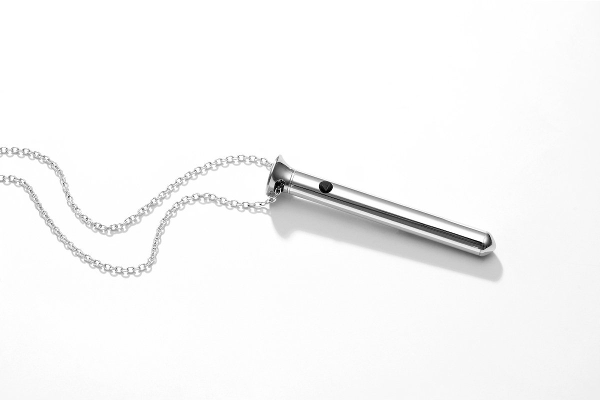 Vibrator Sieraad aan Ketting - Vesper Mini Zilver- Crave - Afbeelding 6